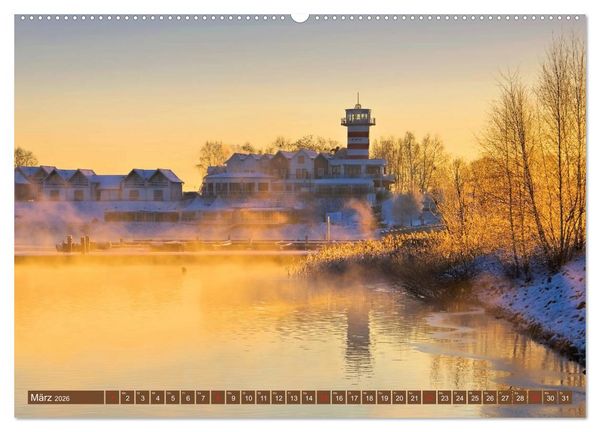 Produktbild: Lausitzer Seenland - Junge Urlaubsregion mit einzigartiger Wasserlandschaft (hochwertiger Premium Wandkalender 2026 DIN A2 quer), Kunstdruck in Hochglanz