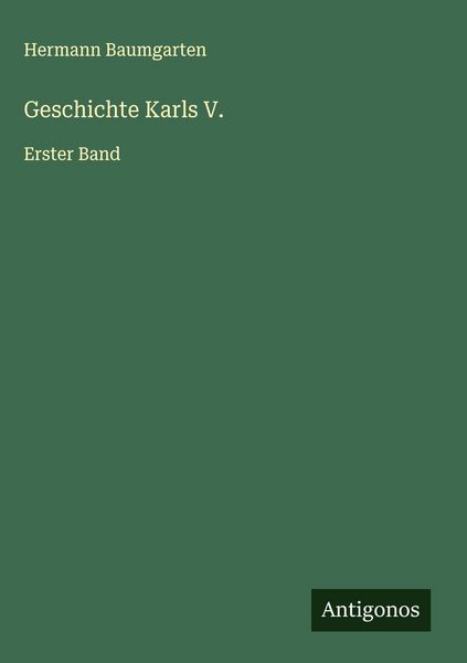 Produktbild: Geschichte Karls V.