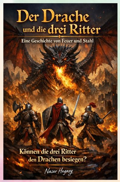 Der Drache und die drei Ritter – Eine Geschichte von Feuer und Stahl, Taschenbuch von Naser Hegazy, Epubli, 9783565335978