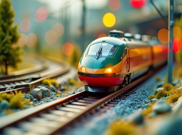 CALVENDO Puzzle Die smarte Modelleisenbahn von morgen. | 2000 Teile Lege-Größe 90x67cm Foto-Puzzle für glückliche Stunden