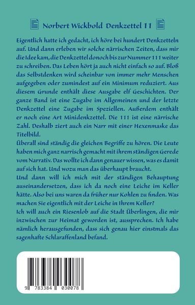 Produktbild: Norbert Wickbold Denkzettel 11