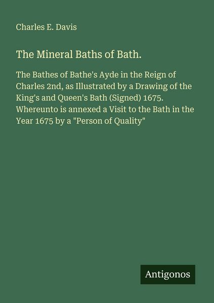 Produktbild: The Mineral Baths of Bath.