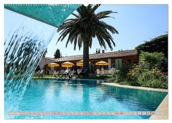 Produktbild: Erholung auf Korfu im St. Georg's Bay Country Club (Wandkalender 2026 DIN A2 quer), CALVENDO Monatskalender