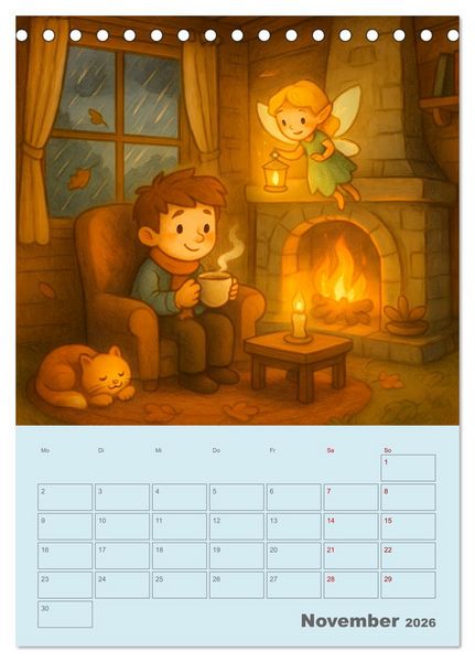 Produktbild: Tari und Tili (Tischkalender 2026 DIN A5 hoch), CALVENDO Monatskalender