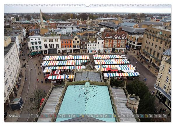 Produktbild: The historic Cambridge (High Quality Premium Wall Calendar 2026 DIN A2 landscape),CALVENDO 12 Month Wall Calendar