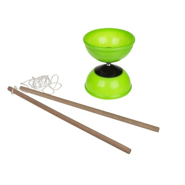 Produktbild: Diabolo mit 2 Holzst&auml;ben Glow in the Dark