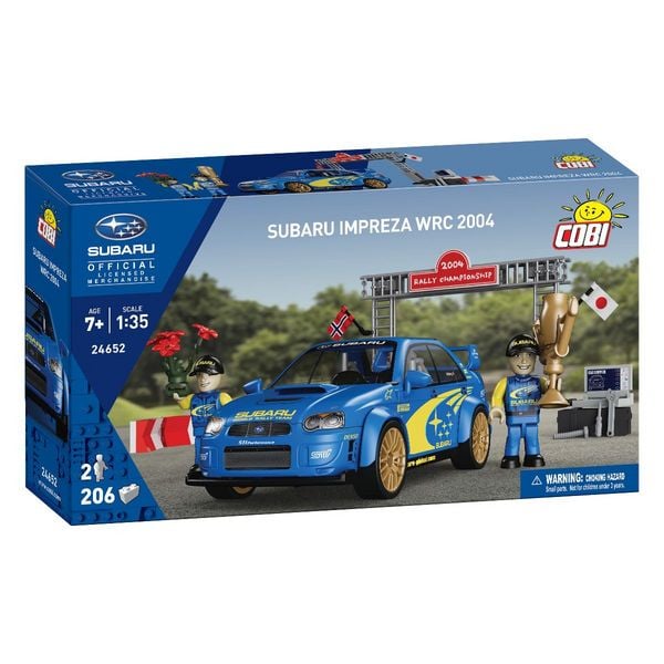 COBI 24652 - Subaru Impreza WRC 2004, Bausatz 1:35, 206/2 Klemmbausteine