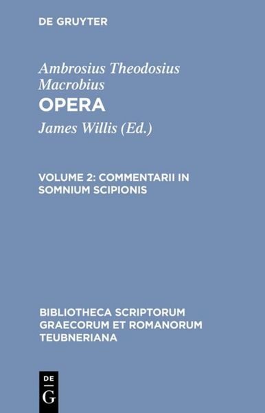 Produktbild: Commentarii in somnium Scipionis