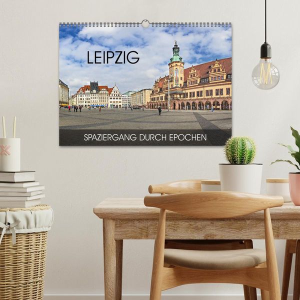 Produktbild: Leipzig - Spaziergang durch Epochen (Wandkalender 2026 DIN A3 quer), CALVENDO Monatskalender