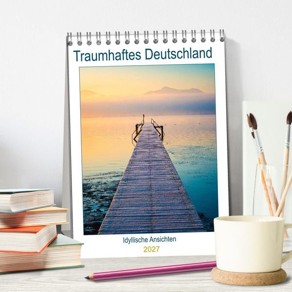 Produktbild: Traumhaftes Deutschland - Idyllische Ansichten (Tischkalender 2027 DIN A5 hoch), CALVENDO Monatskalender