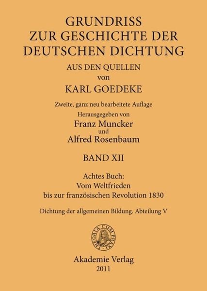 Produktbild: Achtes Buch: Vom Weltfrieden bis zur franz&ouml;sischen Revolution 1830