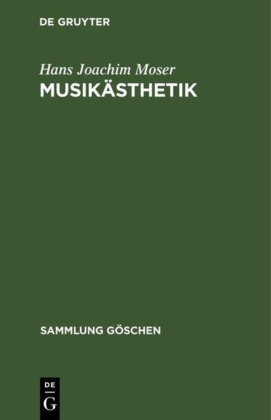 Produktbild: Musik&auml;sthetik