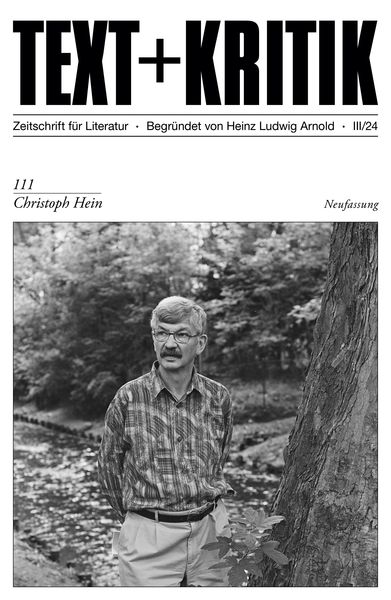 Produktbild: TEXT + KRITIK Heft 111 - Christoph Hein