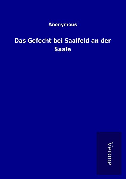 Produktbild: Das Gefecht bei Saalfeld an der Saale