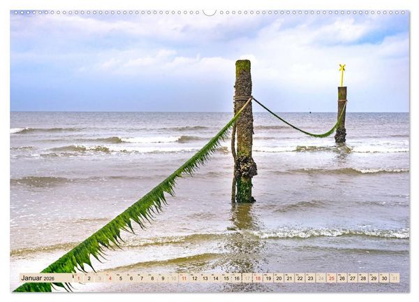 Produktbild: Norderney Spaziergang (hochwertiger Premium Wandkalender 2026 DIN A2 quer), Kunstdruck in Hochglanz