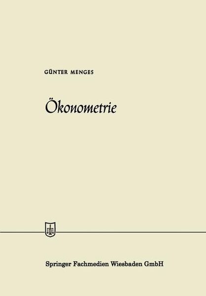 Produktbild: &Ouml;konometrie