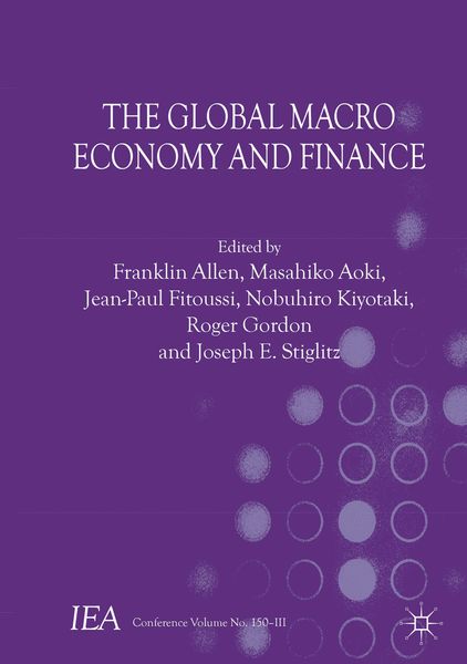 Produktbild: The Global Macro Economy and Finance