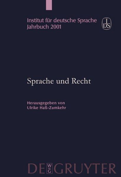 Produktbild: Sprache und Recht