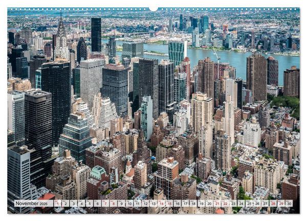 Produktbild: New York City Perspectives (High Quality Premium Wall Calendar 2026 DIN A2 landscape),CALVENDO 12 Month Wall Calendar