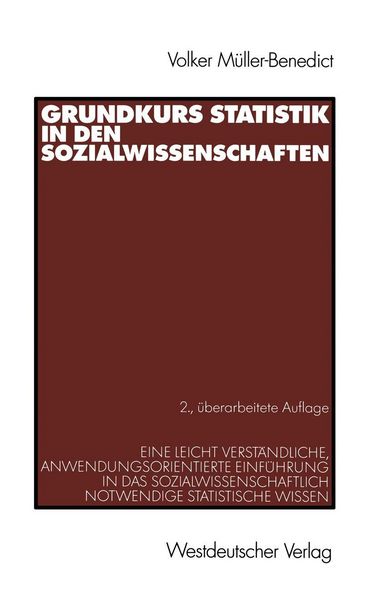 Produktbild: Grundkurs Statistik in den Sozialwissenschaften