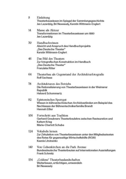 Produktbild: Theaterbauwissen