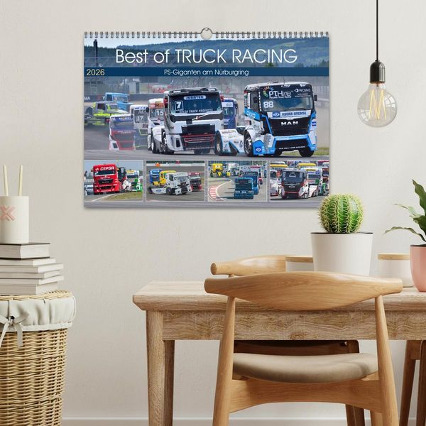 Produktbild: Best of TRUCK RACING (Wandkalender 2026 DIN A3 quer), CALVENDO Monatskalender