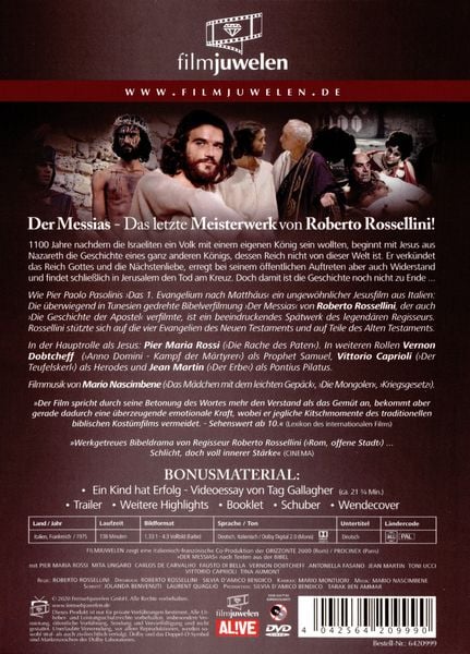 Produktbild: Der Messias - Das letzte Meisterwerk von Roberto Rossellini (Filmjuwelen)