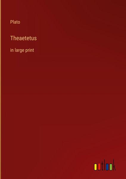 Produktbild: Theaetetus