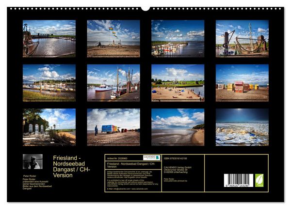 Produktbild: Friesland - Nordseebad Dangast / CH-Version (hochwertiger Premium Wandkalender 2026 DIN A2 quer), Kunstdruck in Hochglanz