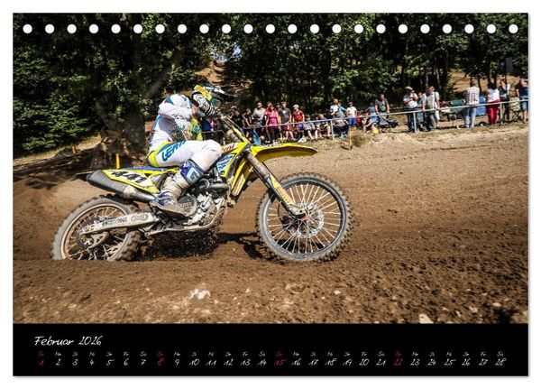 Produktbild: Motocross Racing 2026 (Tischkalender 2026 DIN A5 quer), CALVENDO Monatskalender