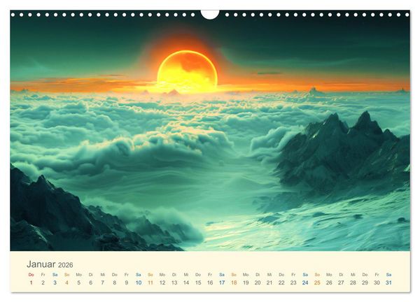 Produktbild: Nicht von diesem Planeten (Wandkalender 2026 DIN A3 quer), CALVENDO Monatskalender