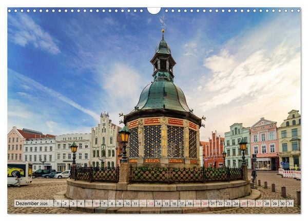 Produktbild: Wismar Impressionen (Wandkalender 2026 DIN A3 quer), CALVENDO Monatskalender