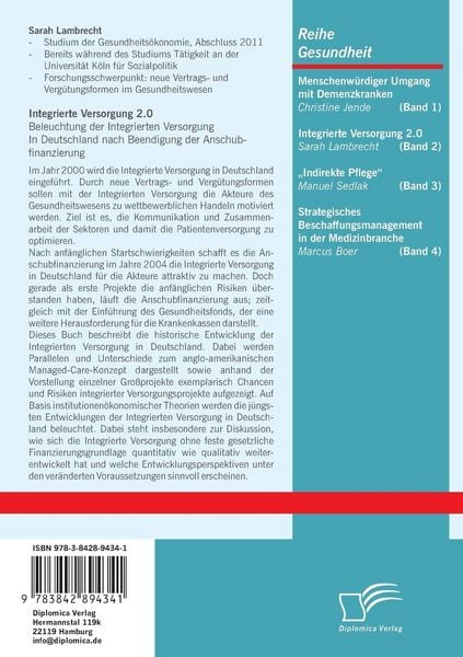 Produktbild: Integrierte Versorgung 2.0: Beleuchtung der Integrierten Versorgung in Deutschland nach Beendigung der Anschubfinanzierung