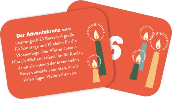Produktbild: 24 x cooles Weihnachtswissen f&uuml;r Kinder