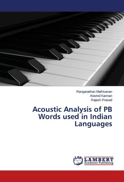 Produktbild: Mathivanan, R: Acoustic Analysis of PB Words used in Indian