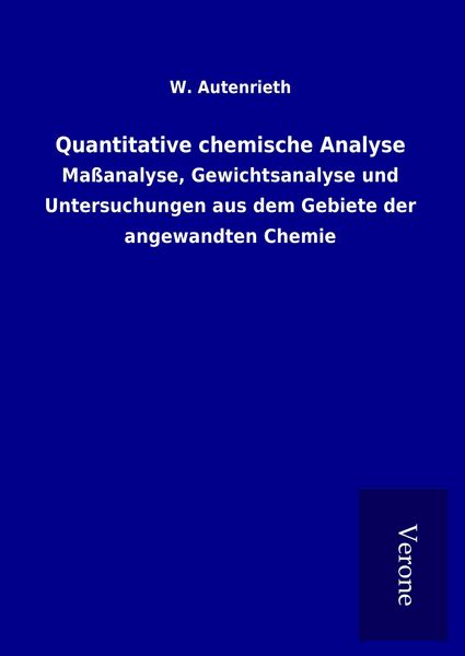 Produktbild: Quantitative chemische Analyse