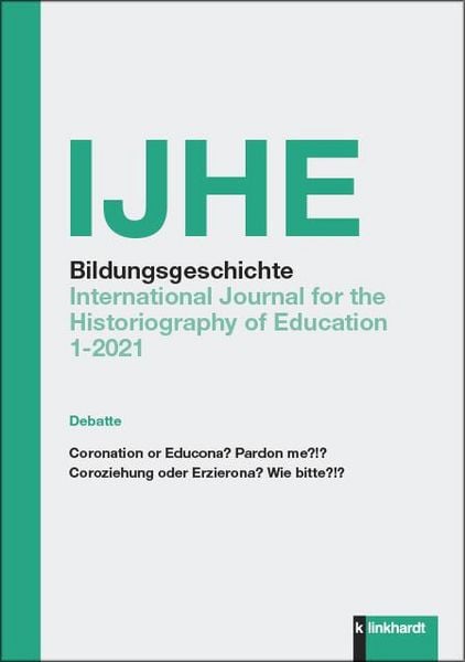 Produktbild: IJHE Bildungsgeschichte - International Journal for the Historiography of Education