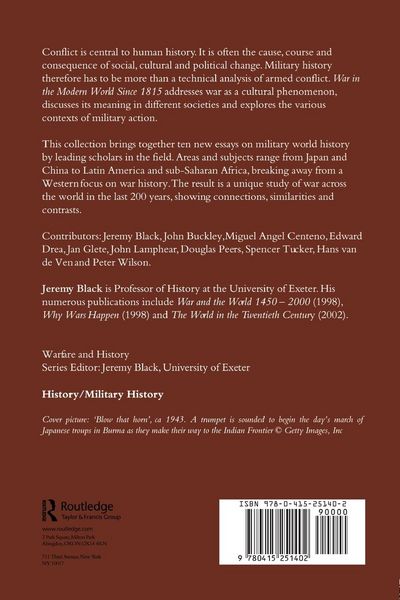Produktbild: War in the Modern World since 1815