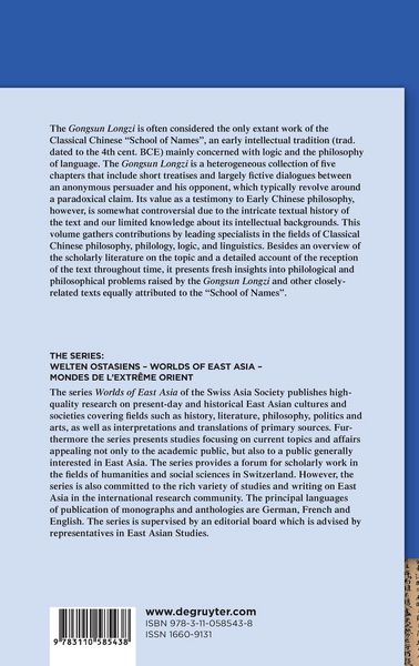 Produktbild: The Gongsun Longzi and Other Neglected Texts