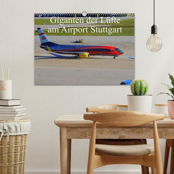 Produktbild: Giganten der L&uuml;fte am Airport Stuttgart (Wandkalender 2026 DIN A3 quer), CALVENDO Monatskalender