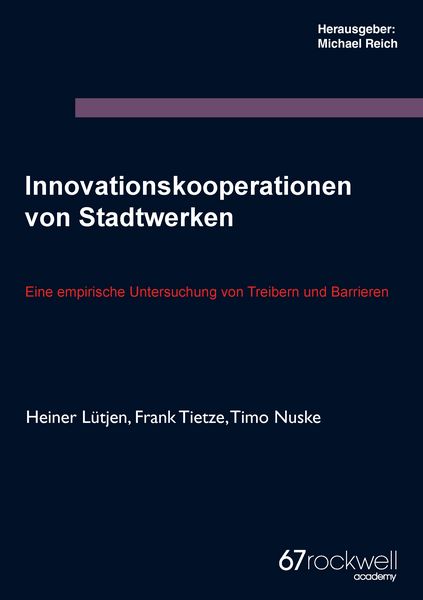 Produktbild: Innovationskooperationen von Stadtwerken