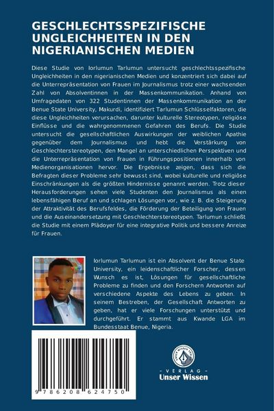 Produktbild: Geschlechtsspezifische Ungleichheiten in den Nigerianischen Medien