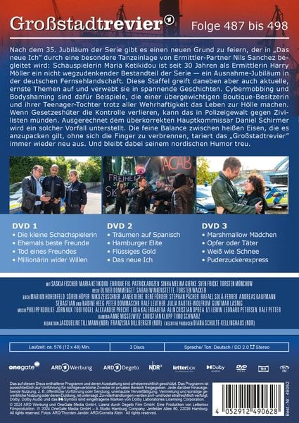 Produktbild: Gro&szlig;stadtrevier 32 - Folge 487-498 (Staffel 36) [3 DVDs]