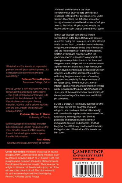 Produktbild: Whitehall and the Jews, 1933 1948