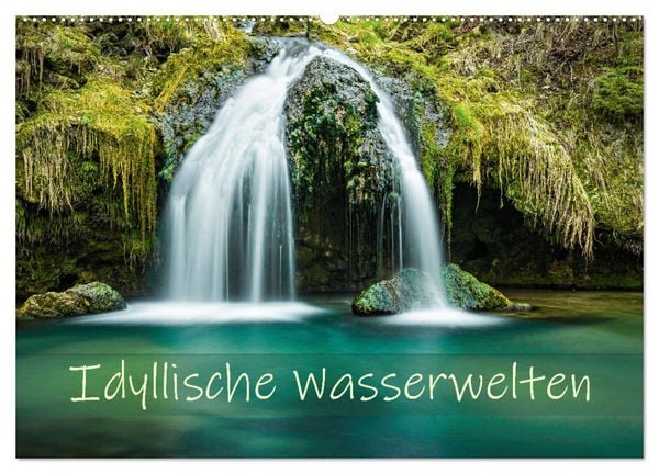 Idyllische Wasserwelten (Wandkalender 2025 DIN A2 quer), CALVENDO Monatskalender