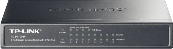 TP-LINK TL-SG1008P Netzwerk Switch 8 Port 1 GBit/s PoE-Funktion