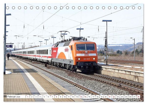 Produktbild: Die Baureihe 120 der Deutschen Bahn (Tischkalender 2026 DIN A5 quer), CALVENDO Monatskalender