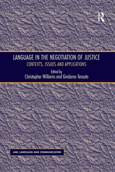 Produktbild: Language in the Negotiation of Justice