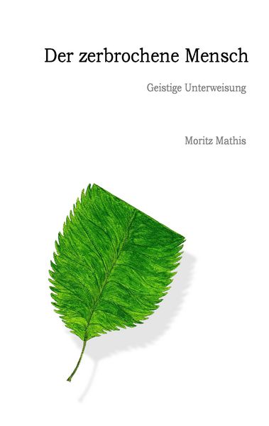 Der zerbrochene Mensch, Taschenbuch von Moritz Mathis, BoD – Books on Demand, 9783839161678