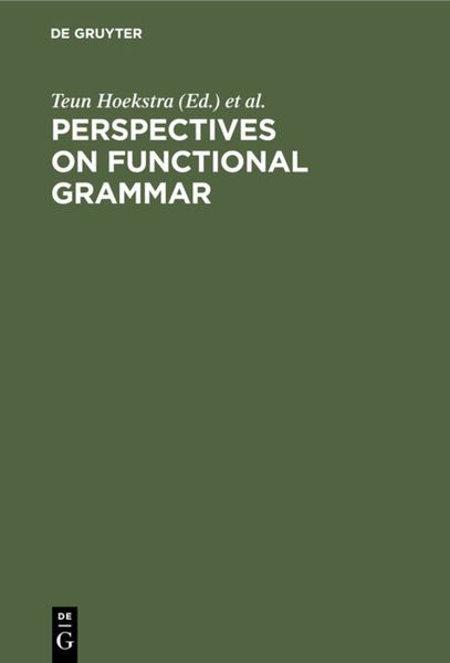 Produktbild: Perspectives on Functional Grammar
